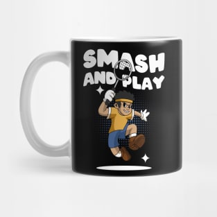 Smash and Play Badminton Mug